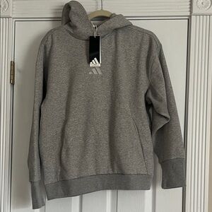adidas Heather Gray Pullover Hoodie